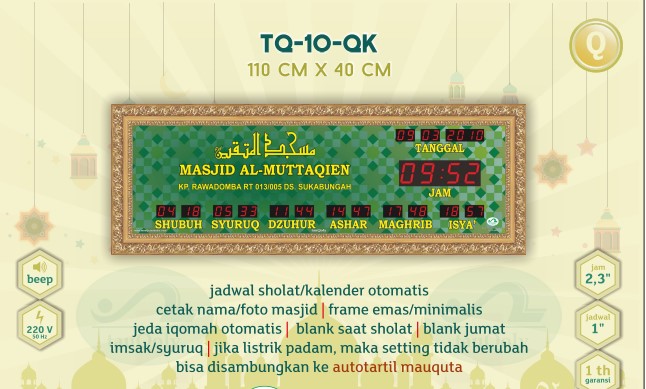 Waktu Shalat Digital Otomatis